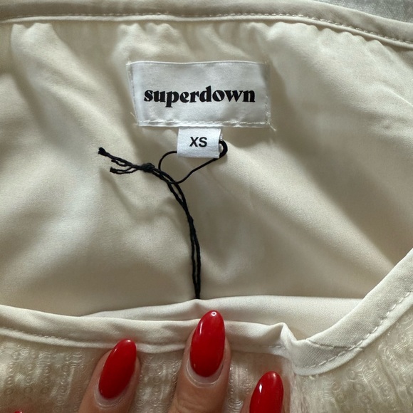 Superdown Sequin Mini Skirt - Picture 2 of 6